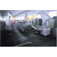 ABB機(jī)器人熱噴涂防護(hù)服，噴涂機(jī)器人防護(hù)服